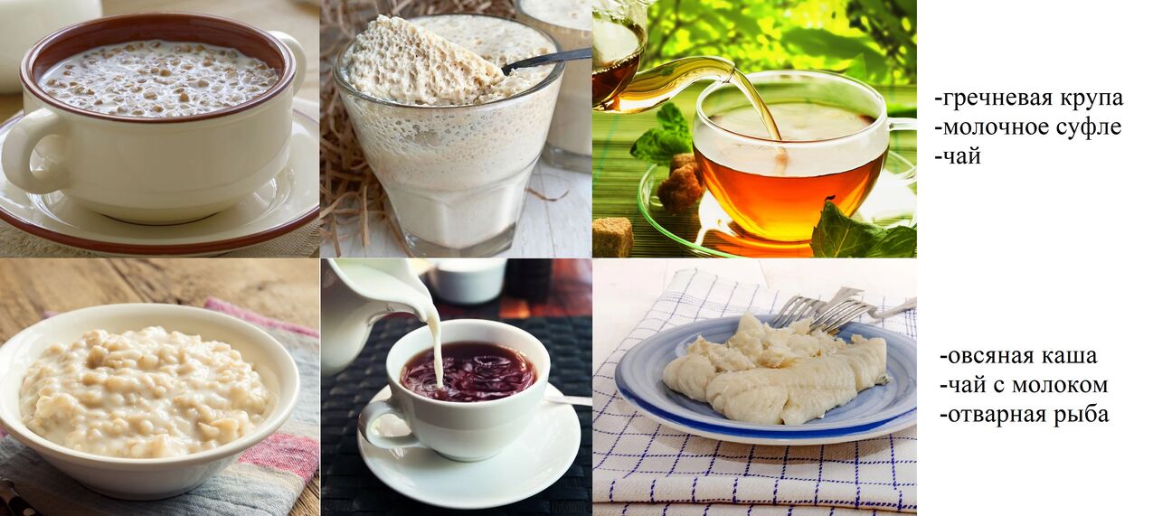 Breakfast for diet for gastritis